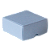 Mini Box Azul Santorini (05 unidades) - Imagem 1