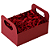 Mini Caixote CardPlus Vermelho (05 unidades) - Imagem 1