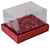 Caixa Moldura Média Com Tampa de Acetato CardPlus Vermelho (03 unidades) - Imagem 1
