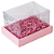 Caixa Moldura Média Com Tampa de Acetato Rosa Dinamarca (03 unidades) - Imagem 1