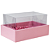 Caixa Moldura Grande Com Tampa de Acetato Rosa Dinamarca (03 unidades) - Imagem 2
