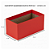 Quadrado Duplo Pote 12 Vermelho (05 unidades) - Imagem 2
