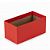 Quadrado Duplo Pote 15 Vermelho (05 unidades) - Imagem 1