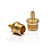 BICO MACHO 1/2 NPT X 3/8 BM - Imagem 1