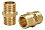 UNIÃO NIPLE MACHO LATÃO -  3/4" NPT X 3/4" NPT - Imagem 2