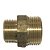 UNIÃO NIPLE LATÃO REDUÇÃO - 1" NPT X 3/4" NPT - Imagem 1