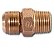CF CONEXÃO FLANGEADA ROSCA MACHO - 3/8 X 1/2" - Imagem 1