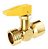 VÁLVULA/REGISTRO  CORTA FOGO RETO - 1/2" NPT M X 1/2" NPT F - Imagem 1
