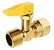 VÁLVULA/REGISTRO  CORTA FOGO RETO - 1/2" NPT M X APERTO RÁPIDO 3/8" M - Imagem 1
