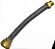TUBO/MANGUEIRA FLEXIVEL PARA MEDIDOR DE GÁS - 30CM - 3/4" X 1/2" - Imagem 1
