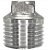 Conexão Plug BSP 1/2 Polegada Aço Inox 304 Rosca Macho - Imagem 2