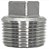 Conexão Plug BSP 3/4 Polegada Aço Inox 304 Rosca Macho - Imagem 2