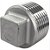 Conexão Plug BSP 1" Polegada Aço Inox 304 Rosca Macho - Imagem 1