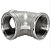 Conexão TÊ 1" Polegada Bsp Aço Inox 304 Rosca Fêmea - Imagem 2