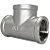 Conexão TÊ 1" Polegada Bsp Aço Inox 304 Rosca Fêmea - Imagem 1