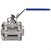 Válvula Esfera Tripartida 1/2" BSP Aço Inox 304 com Vedação PTFE 1000PSI - Imagem 2