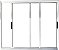Vitro de Aluminio 2 Folhas Móveis Sem Grade Linha Premium - Imagem 1