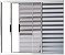 Veneziana de Aluminio 3 Folhas Sem Grade Linha Premium - Imagem 1