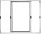 Vitro de Aluminio 2 Folhas Móveis Sem Grade Linha Modular - Imagem 2