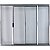 Vitro de Aluminio 2 Folhas Sem Grade Linha Modular - Imagem 1