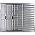 Veneziana de Aluminio 3 Folhas Com Grade Linha Modular - Imagem 1