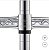 Rack de prateleira de arame TRINITY de 6 camadas, 48" x 18" x 72" NSF, inclui rodas. - Imagem 5
