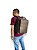 Mochila Masculina Grande de Couro Marrom com Design Arrojado - Imagem 6
