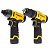 SCHI10D2FK - COMBO PARAF / FURAD DE IMPACTO 3/8" (10mm) E PARAF DE IMPACTO 1/4" (6,35mm) C/ 2 BAT (2AH) - STANLEY - Imagem 1