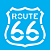 MOLDE VAZADO/ESTENCIL 30X30CM ROUTE 66 - Imagem 1
