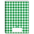 CADERNO BROCHURAO C.DURA 96F XADREZ VERDE - Imagem 1