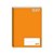 CADERNO BROCHURAO C.DURA 48F STIFF LARANJA - Imagem 1