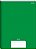 CADERNO BROCHURAO C.DURA 48F STIFF VERDE - Imagem 1