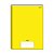 CADERNO QUADRICULADO 10MM C.DURA 48F AMARELO - Imagem 1
