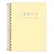CADERNO HAPPY CAPA PLASTICA AMARELO 10M 160 FOLHAS - Imagem 1