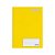CADERNO BROCHURA C.D.1/4 096F AMARELO - Imagem 1
