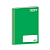 CADERNO BROCHURA C.D.1/4 096F VERDE - Imagem 1