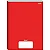CADERNO BROCHURAO CAPA DURA 080F STIFF VERMELHO - Imagem 1