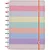 CADERNO INTELIGENTE GRANDE ARCO-IRIS PASTEL 80FLS - Imagem 1
