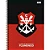 CADERNO UNIVERSITARIO C.DURA 080F/01M FLAMENGO - Imagem 1