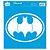 MOLDE VAZADO/ESTENCIL 25X25 BATMAN - Imagem 1