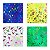 EVA ESTAMPADO TECIDO HOLOGRAF. 40X60X02CM CORES - Imagem 1
