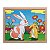 QUEBRA CABECA ANIMAIS E FILHOTES COELHO 05PCS MDF - Imagem 1