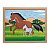 QUEBRA CABECA ANIMAIS E FILHOTES CAVALO 06PCS MDF - Imagem 1