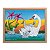 QUEBRA CABECA ANIMAIS E FILHOTES CISNE 12PCS MDF - Imagem 1