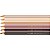 LAPIS DE COR JUMBO 6 CORES CARAS & CORES TONS PELE - Imagem 2