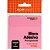 BLOCO ADESIVO TRANSPARENTE 76X76MM 50F ROSA - Imagem 1