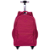 MOCHILA C/4 RODAS ROLLING CRINKLE - PINK - Imagem 1
