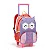 MOCHILA PEQUENA COM RODAS CORUJINHA - Imagem 1