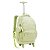 MOCHILA FEMININA COM RODAS COLOR UP VERDE PASTEL - Imagem 1