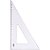 ESQUADRO PLASTICO 21X60 GRAUS - Imagem 2